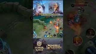 ML Valir vs Aurora Variant in Honor of Kings #Honorofkings #kingofglory #mobilegends #mlbb #aov