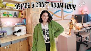 my DREAM craft room & home office  full tour & organisation