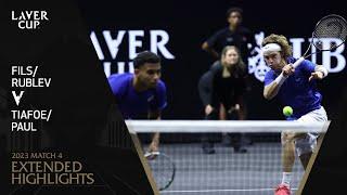 Fils/Rublev v Paul/Tiafoe Extended Highlights | Laver Cup 2023 Match 4