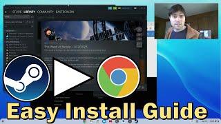 Steam on ChromeOS Flex - Complete, Updated and Easy Install Instructions