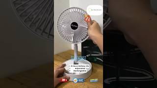 "SwiftFlow Rechargeable High-Speed Table Desk Fan"