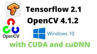 Install Tensorflow GPU on Windows 10 with CUDA and cuDNN