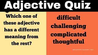 Adjective Quiz | Sheza Show