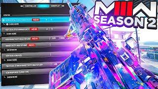 *NEW* BEST SETTINGS FOR MW3 After SEASON 2 UPDATE!  (Modern Warfare 3 Graphics, Controller, Console