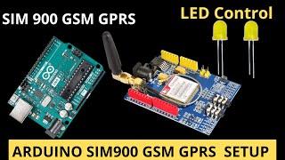 SIM900 GSM/GPRS Shield SETUP with Arduino UNO - Arduino GSM Tutorial