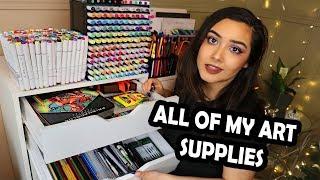 My MASSIVE Art Supply Collection
