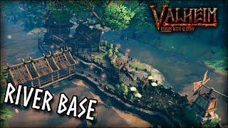I Built a Beautiful River Base in Valheim | Valheim Builds