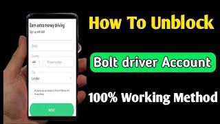 How to UNBLOCK Yourself without visiting Bolt (Driver Score)