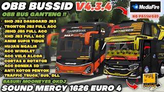 UPDATE OBB BUSSID V4.3.4 TERBARU 2025 SOUND MERCY 1626 EURO 4 | SUPPORT APK LAIN!!