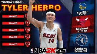 Tyler Herro + 99 LAYUP & 99 3 POINTER is UNGUARDABLE (NBA 2K25) Best Guard Build