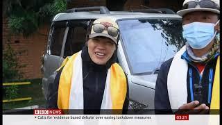 Tsang Yin Hung (45) fastest woman to climb Mount Everest (Nepal) - BBC News - 29th May 2021