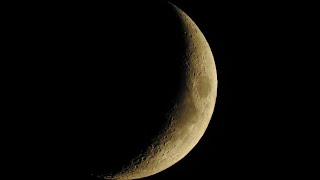 Waxing Crescent Moon (22,3%) of 10 July 2024 recorded with Nikon P900