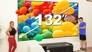 MASSIVE 132" Seamless ALR Screen is here!