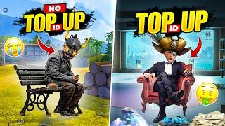 No Top Up Id Vs Top Up Id Happy Prince - Free Fire Max