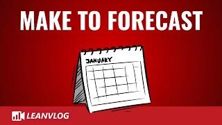 What is Make to Forecast | What is MTF