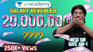 Unacademy Salary Revealed  ?? 20,000,000   ?? | #NEGIsir  #Shorts