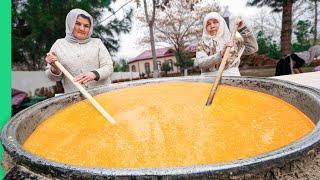 Asia’s RAREST Street Food Made Once a Year!! Navruz in Uzbekistan!!