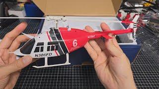 1/33 Scale RC Helicopter ERA C138  Bell206 6CH RTF Unboxing & Review #rtrhobby