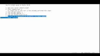 Install Mysql on Ubuntu Server 20 04 and 18.04