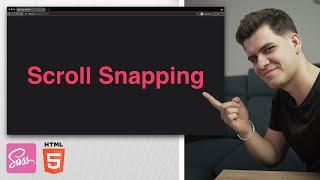 Portfolio Pure CSS Scroll Snapping Tutorial