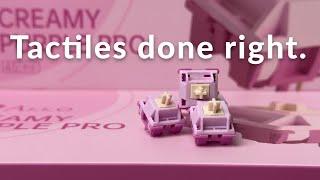 The Most Tactile Switches Around | Akko Creamy Purple Pro Switch Review