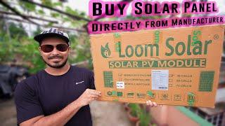 How To Buy Premium Solar Panel Directly from Manufacturer at cheap price in INDIA