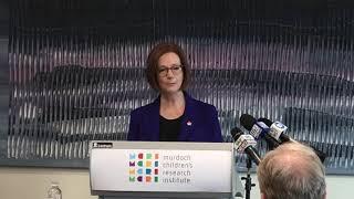 Julia Gillard launches Centre of Research Excellence for Childhood Adversity and Mental Health