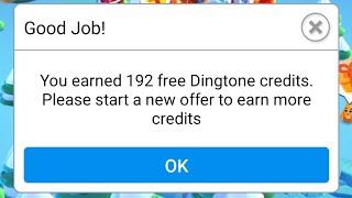 Earn 192 credits from dingtone & talku from fyber offerwall!