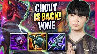 CHOVY IS BACK TO KOREA SOLOQ WITH YONE! - GEN Chovy Plays Yone MID vs Aurelion Sol! | Season 2024