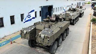 FINALLY : In combat, Israeli forces employ their most recent Eitan 8X8 panzer.