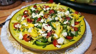 Gata în 10 minute  Salată de dovlecei  Mâncarea perfectă pentru vară  Șef Paul Constantin