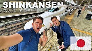 We Took Japan's FASTEST BULLET TRAIN (Osaka to Hiroshima)