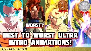 Best To Worst Ultra Intro Animations In Dragon Ball Legends