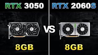 RTX 3050 VS. RTX 2060 SUPER | TESTE EM 12 JOGOS | CONFIGURAÇÕES ULTRA | 1080P