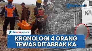 Kronologi 4 Orang Tewas Tertabrak Kereta Api di Karawang, Sempat Rekam Video Sebelum Kejadian