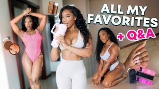 ALL MY FAVORITES: Fitness, Beauty & Wellness | Updated Q&A