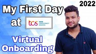 My First Day at TCS as a 2022 Fresher | Virtual Onboarding | My First Day Experience at TCS