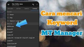 How to find keywords to bypass paid android apps |  MT Manager | indonesian language