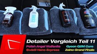 POLISHANGEL Wulfenite Gyeon Cure Zaino Grand Finale Swissvax - Detailer Vergleich Test #11