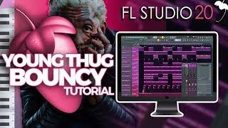 How To CREATE A BOUNCY YOUNG THUG TRAP BEAT in FL STUDIO 20 | Music Producer Tutorial