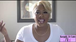 Beginner friendly cute short Spring/Summer blonde wig for under 55$  #wigreview #Keshona #chitchat