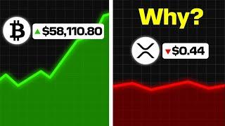 Why Bitcoin Is $58k and XRP is only $0.44