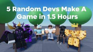 5 Random Devs make a Roblox Game in 1.5 hours.