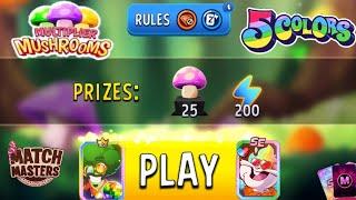 multiplier mushrooms 5 colors broccoli bogies vs SE Valentine Vinnie| match masters