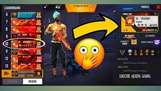 DC DRAGON GRANDMASTER TOP 10 NO. PLAYER FREE FIRE