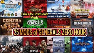 25 Mods for Command and Conquer: Generals Zero Hour - links to Download Mods of Generals Zero Hour