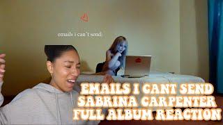 SABRINA CARPENTER EMAILS I CANT SEND FULL ALBUM REACTION! SHES A HITMAKER!! 