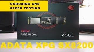 Unboxing and speed testing ADATA XPG SX8200