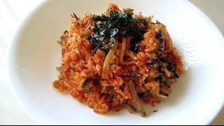 Korean Spicy Radish Fried Rice Bokkeumbap