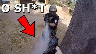 40MM GRENADE LAUNCHER POINT BLANK! Airsoft MEME Compilation!